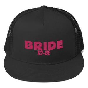 BRIDE TO-BE Trucker Cap (Pink Stitch)