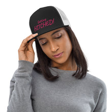 Load image into Gallery viewer, Getting Hitched Trucker Cap (Pink Stitch)

