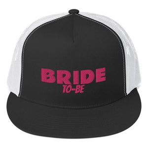 BRIDE TO-BE Trucker Cap (Pink Stitch)