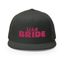 Load image into Gallery viewer, T.E.A.M BRIDE Trucker Cap (Pink Stitch)
