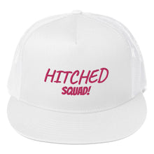 Load image into Gallery viewer, Hitched Squad Trucker Cap (Pink Stitch)
