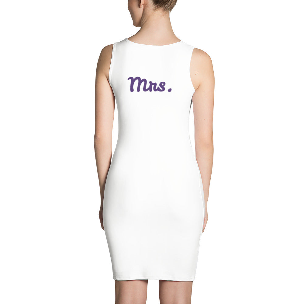 Kiss the Miss Goodbye Welcome the Mrs Bodycon Dress