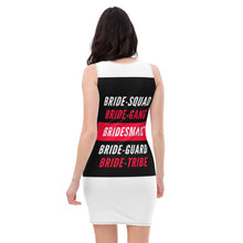 Load image into Gallery viewer, Scatter Bridesmaid (Red/Black) Bodycon Dress
