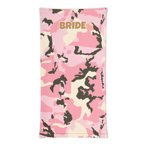 Bride Pink Camo Neck Gaiter