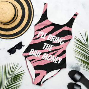 I'll Bring the Bail Money One-Piece Swimsuit