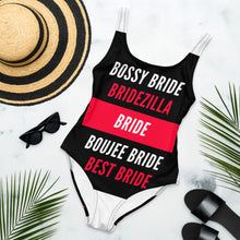 Load image into Gallery viewer, Scatter Bride (Red/Black) One-Piece Swimsuit

