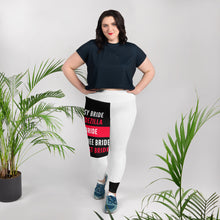 Load image into Gallery viewer, Scatter Bride Plus Size Leggings (Red/Black)
