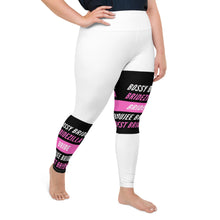 Load image into Gallery viewer, Pink &amp; Black Bride Chronicles PLUS SIZE Leggings
