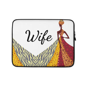 Wife Afrocentric Laptop Sleeve