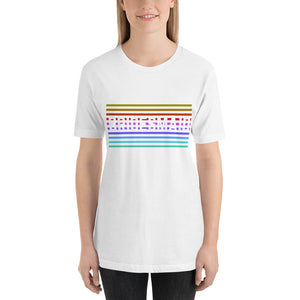 Rainbow Bridesmaid Short-Sleeve Unisex T-Shirt