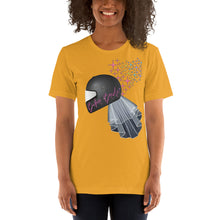 Load image into Gallery viewer, Biker Bride Helmet Colorful Medley Short-Sleeve Unisex T-Shirt
