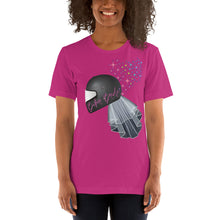 Load image into Gallery viewer, Biker Bride Helmet Colorful Medley Short-Sleeve Unisex T-Shirt
