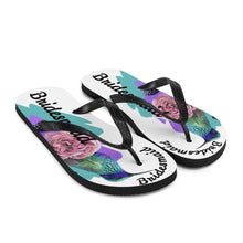 Load image into Gallery viewer, For the Love of Brides Bridesmaid Flip-Flops
