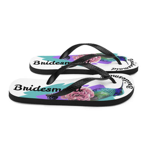 For the Love of Brides Bridesmaid Flip-Flops