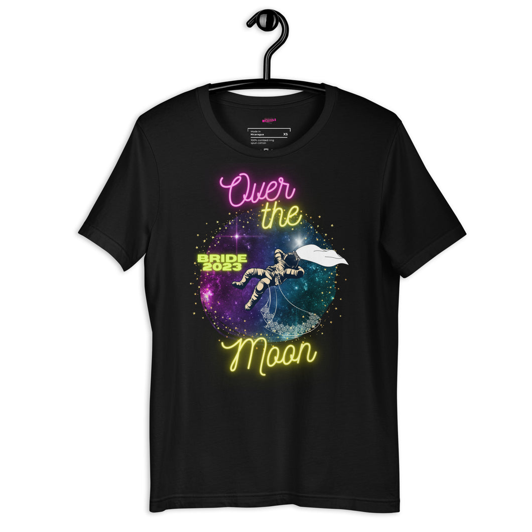 Over the Moon 2023 Bride Unisex t-shirt